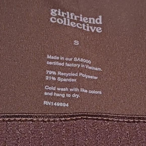 Girlfriend Collective Bianca One Shoulder Bra - Picture 4 of 6